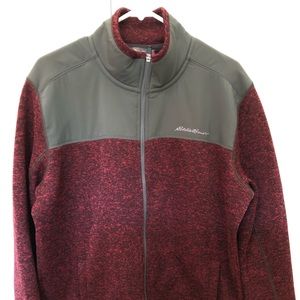 Eddie Bauer Full Zip Fleece Sweatshirt